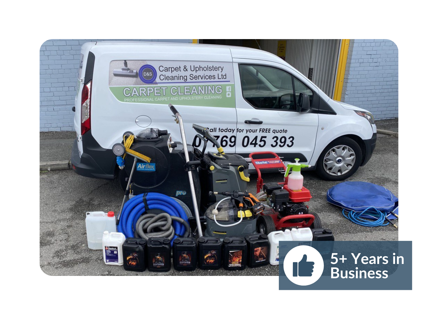 5+ Years in Business